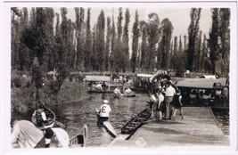 Postcard RPPC Boats On The River Mexico - £3.68 GBP