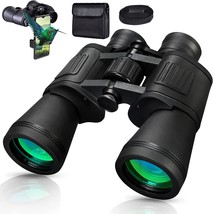 Black 20X50 Hd Binoculars For Adults With Upgraded Phone, And Stargazing. - £32.16 GBP