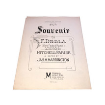 Souvenir Sheet Music Piano Solo Franz Drdla Unexcelled Edition Morris Mu... - $13.88