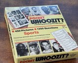 Pocket WHOOZIT Game Sports Complete Set 50 Cards - $24.75