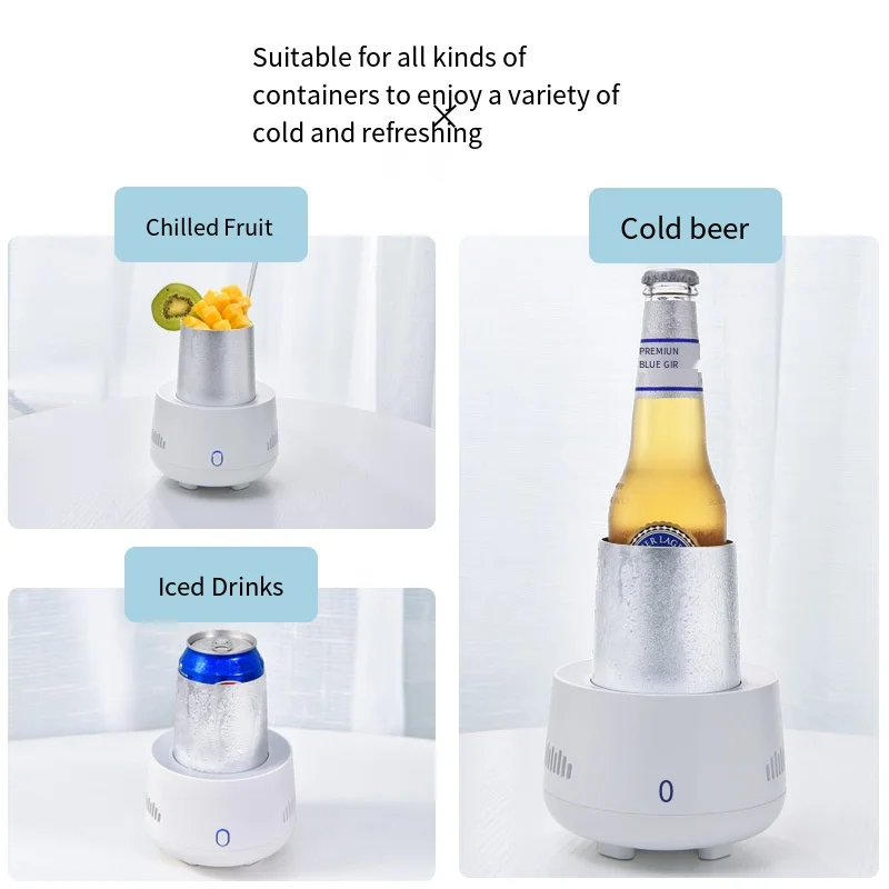 USB Refrigeration Cup - Fast Cooling Mini Fridge for Beverages - £36.94 GBP