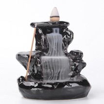 Backflow Burner Incense Cones Holder Effect Mixed MULTI-FUNCTIONAL Waterfall - £4.49 GBP+