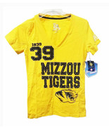 Missouri Tigers 1839 Mizzou,Suéter Gráfico Cuello Camisa Con / Bling ,Ye... - £8.59 GBP