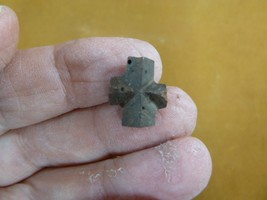 (CR592-110) 9/16&quot; Fairy Stone CHRISTIAN CROSS oiled Staurolite Crystal M... - $16.99