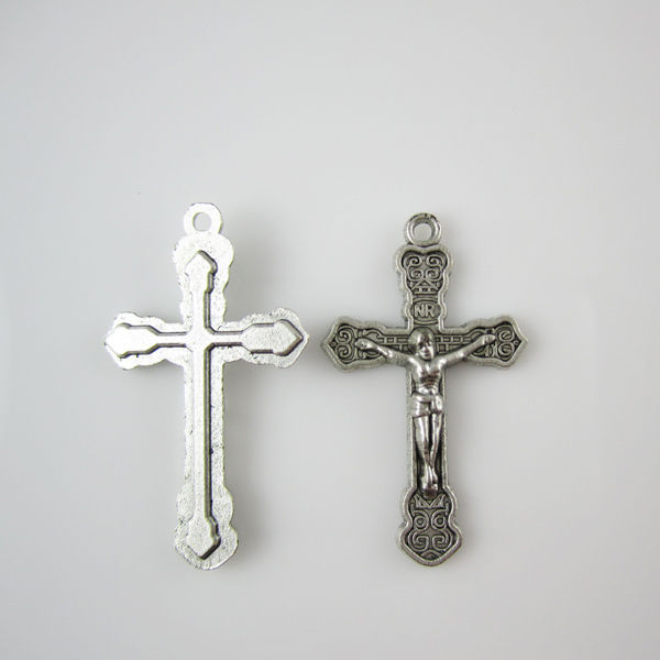 100pcs of Small Alloy Catholic Crucifix Crosses - $22.98