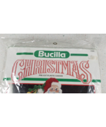 Bucilla Ye Olde Santa Doorstop Pre Cut Pastic Canvas Kit 61069 Christmas... - $18.49