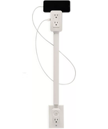 Electrical Outlet Extender: 2AC+USB-A/C, 18&quot;-28&quot;↻180°. Fits behind furni... - $75.99