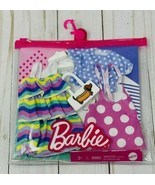 Barbie Fashions 2-Pack Clothing Set Outfits Doll Include Pink Polka-Dot ... - $9.85