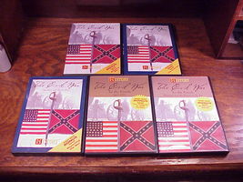 Lot of 5 The Civil War Series DVDs, from the History Channel Club Americ... - $19.95