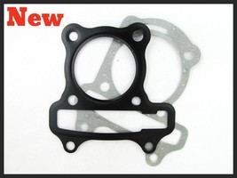 New 47mm Head + Base Gasket Set GY6 80cc Gas Scooter Moped 139qmb Engine... - £10.73 GBP