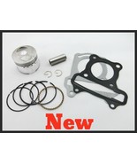 New 44mm Piston Rings Pin Kit GY6 60cc Gas Scooter Moped 139qmb Engine - £19.15 GBP