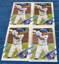 Lot Santiago Espinal 2021 Topps Rookie RC #243 Toronto Blue Jays &amp; Gold Stars - £1.12 GBP