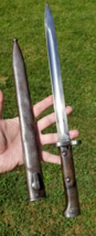 CSZ H WW1 bayonet &amp; scabbard military Czech Czechoslovakia - €85,71 EUR