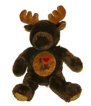 Plush Moose I Love Alaska I Heart AK 17 inch Stuffed Animal Impact Merchandise - £22.80 GBP
