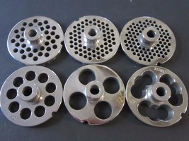 PICK YOUR SIZE #12 S/Steel Meat Grinder Plate w/ HUB Cabelas LEM Alfa Ho... - £14.93 GBP