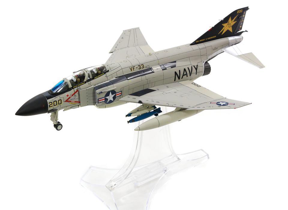 AF-1 Air Commander Heavy Metal Collection F-4J Phantom II USN VF-33 1:72 Diecast - $154.28