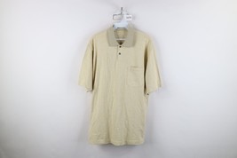 Vintage 90s Streetwear Mens Small Geometric Knit Collared Golf Polo Shir... - $828.79 MXN