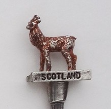 Collector Souvenir Spoon Scotland Scottish Red Deer 3D Figural - £7.78 GBP