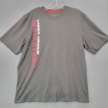 Under Armour Mens Size M Gray Heatgear Basketball Classic Short Sleeve C... - $9.95