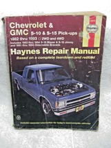 HAYNES #24070 CHEVROLET/GMC S-10/S-15 1982-1993 2wd/4wd, Pick-Up, Jimmy,... - £11.90 GBP