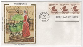 04/07/1984 FDI, 3 1880s Baby Buggy 7.4c Stamps San Diego, CA - £1.58 GBP