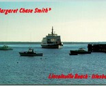 Margaret Chase Smith Bac Lincolnville Plage Maine Me Unp Chrome Carte Po... - $3.02