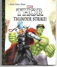 Mighty Thor Thunder Strike Little Golden Book - £4.64 GBP