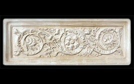 Decorative Greek Roman Hellenistic Scrolls Sculpture Frame plaque - $147.51