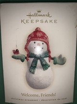 Hallmark WELCOME FRIENDS Snowman Keepsake Christmas Ornament Gift 2007 N... - $220.74 MXN