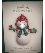 Hallmark WELCOME FRIENDS Snowman Keepsake Christmas Ornament Gift 2007 N... - $11.76