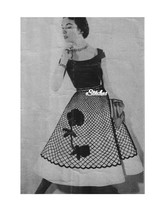 1950s Flower Overskirt for Poodle Skirt - Crochet pattern (PDF 0711) - £2.97 GBP