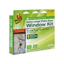 Duck Brand 281065 Indoor Extra Large Window/Patio Door Shrink Film Kit, 84-by-12 - £53.77 GBP