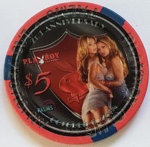 $5 Palms 2nd Anniversary 2008 Playboy Ltd Edition 2500 Vegas Casino Chip vintage - £11.93 GBP