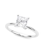 14K White Gold Princess Cut Lab Grown Diamond Engagement Ring 0.50ctw to... - $618.07 CAD+