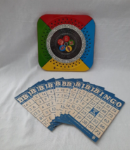 Vintage Tin Bingo Game Spinner  &amp; 11 Bingo Cards by Pressman Toy Corp. Made USA - £8.52 GBP