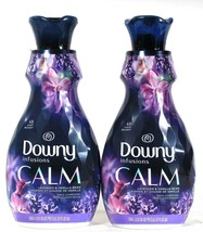 2 Downy 32 Oz Infusions Calm Lavender &amp; Vanilla Bean 48 Lds Fabric Softener - £25.01 GBP