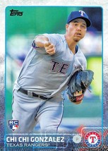 2015 Topps #US102 Chi Chi Gonzalez RC Rookie Card Texas Rangers ⚾ - £0.69 GBP