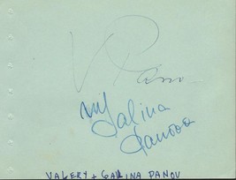 Valery &amp; Galina Panov Signed Vintage Album Page - £19.75 GBP