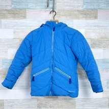 Marmot Val D&#39;Sere Jacket Blue Winter Snow Waterproof Insulated Girls Medium - $79.19