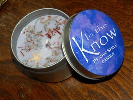 In the Know Ritual Spell Candle - Contains Genuine Gemstones and Herbs - £4.64 GBP