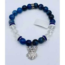 8mm Sodalite, Quartz, Angel bracelet - £11.48 GBP