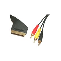 1.5m Scart to Triple RCA Cable - Premium Quality / 24k Gold / Audio / Vi... - €15,56 EUR