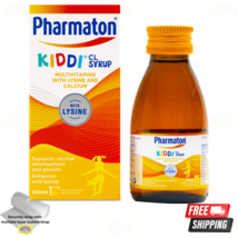 1 X Pharmaton Kiddi CL Syrup 100ml Multivitamin Lysine &amp; Calcium - Free Shipping - £26.81 GBP