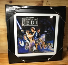 Star Wars Return of the Jedi 3D Shadow Box Picture - Black Frame Collect... - $21.78