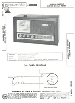 Sams Photofact - Set 884 - Folder 6 - May 1967 - General Electric Models C1545A - £16.90 GBP