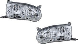 Headlights For Toyota Corolla 2001 2002 Left Right New Pair - $102.81