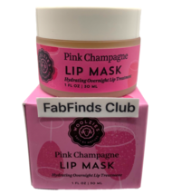 Woolzies Pink Champagne Lip Mask Hydrating Overnight Lip Treatment 1oz - £11.63 GBP