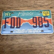 2005 Florida State Of The Arts License Plate SH - $19.79
