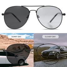 Hd Polarized Pilot Sunglasses Men Driving Glasses With Anti-Glare Lens E... - £20.42 GBP