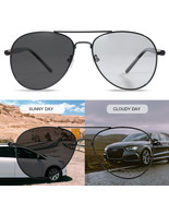 Hd Polarized Pilot Sunglasses Men Driving Glasses With Anti-Glare Lens E... - £20.33 GBP
